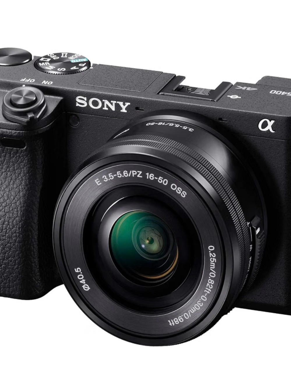 Sony Alpha a6400 Black Mirrorless Camera with 16-50mm OSS Zoom Lens